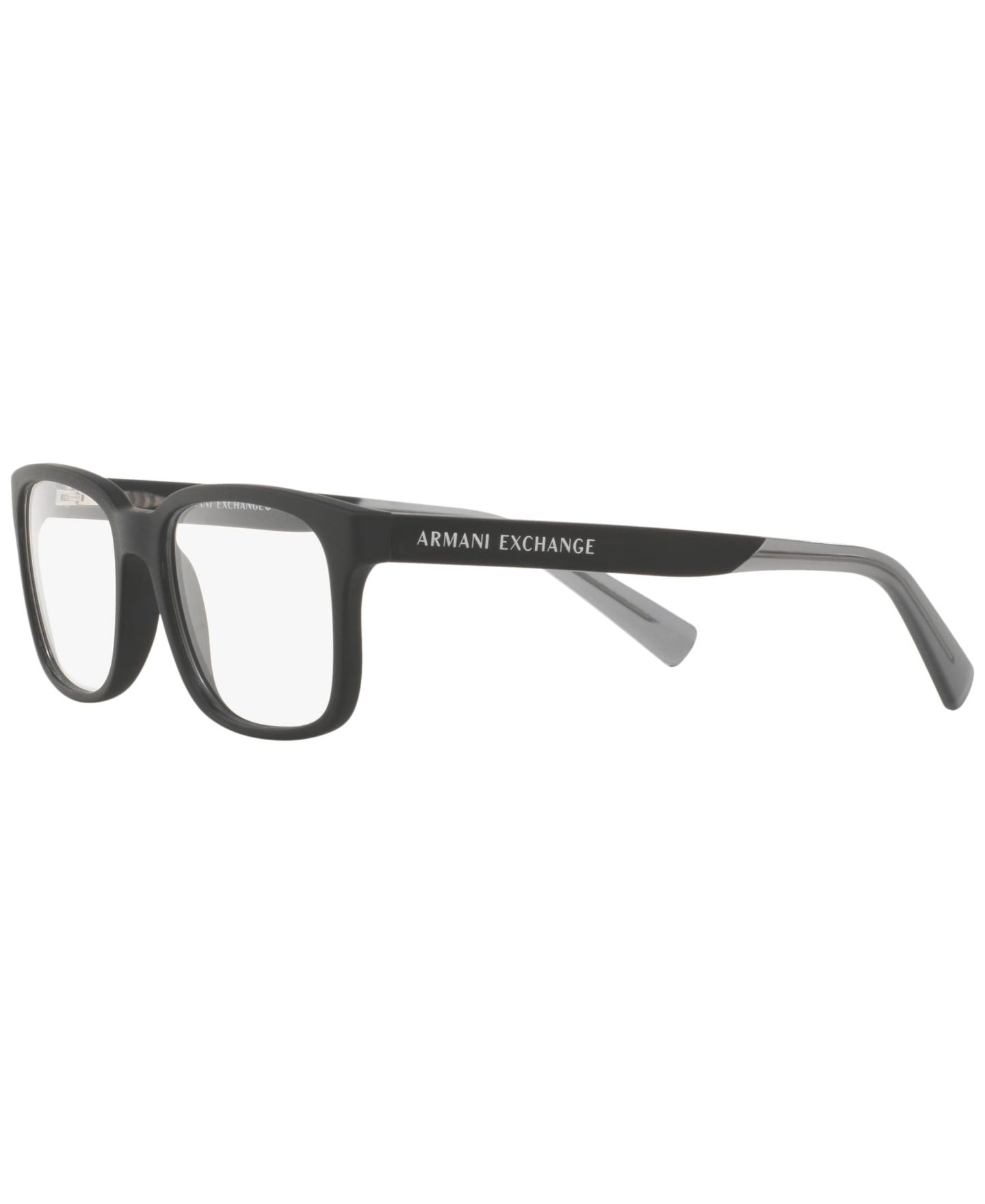 Мужские очки A|X Armani Exchange Armani Exchange Man Square Plastic AX3029 Eyeglasses, цвет: Матовый чёрный — фото 7