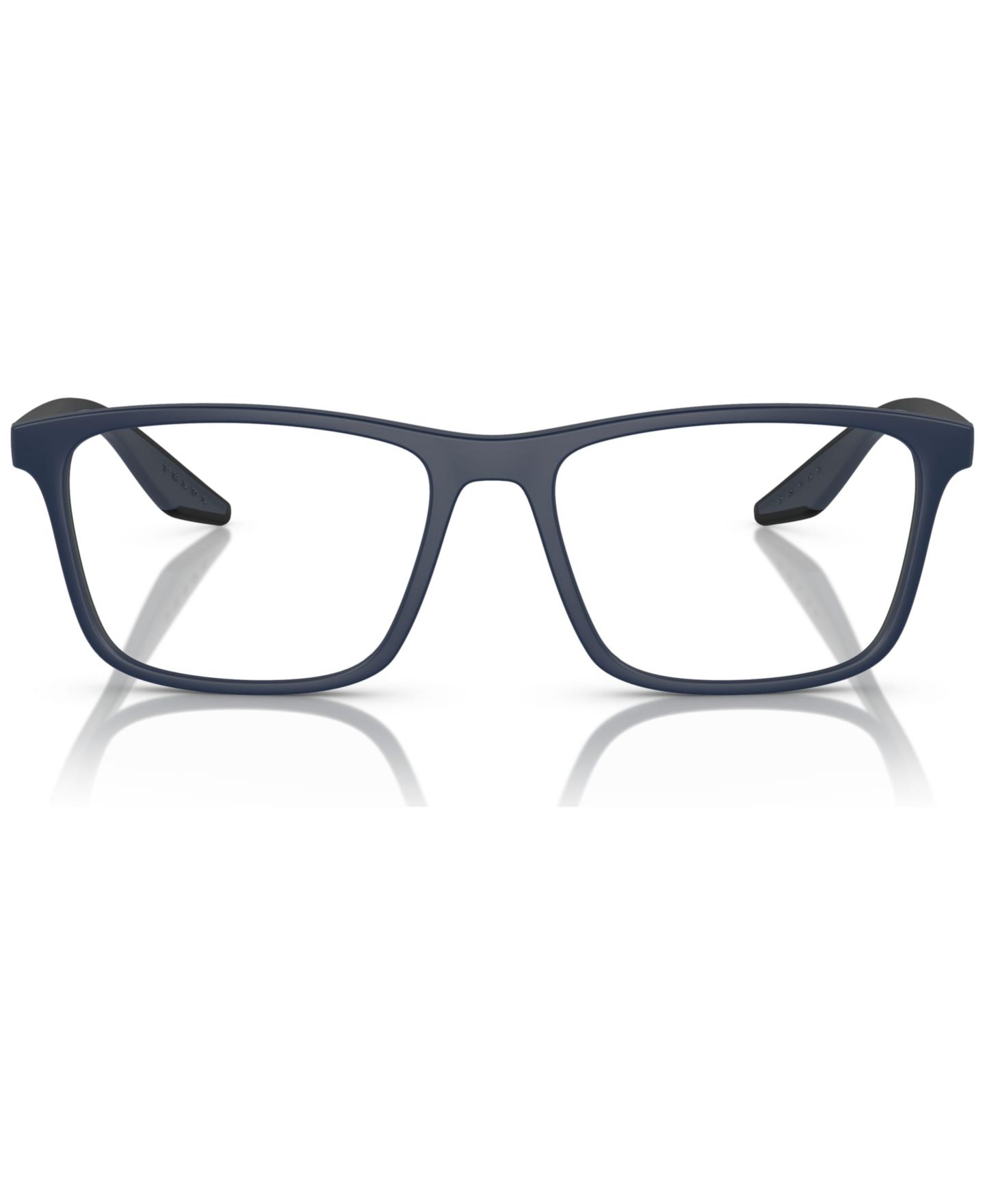 Мужские очки PRADA LINEA ROSSA Man Pillow Plastic PS 01QV Eyeglasses, цвет: Синий каучуковый — фото 2