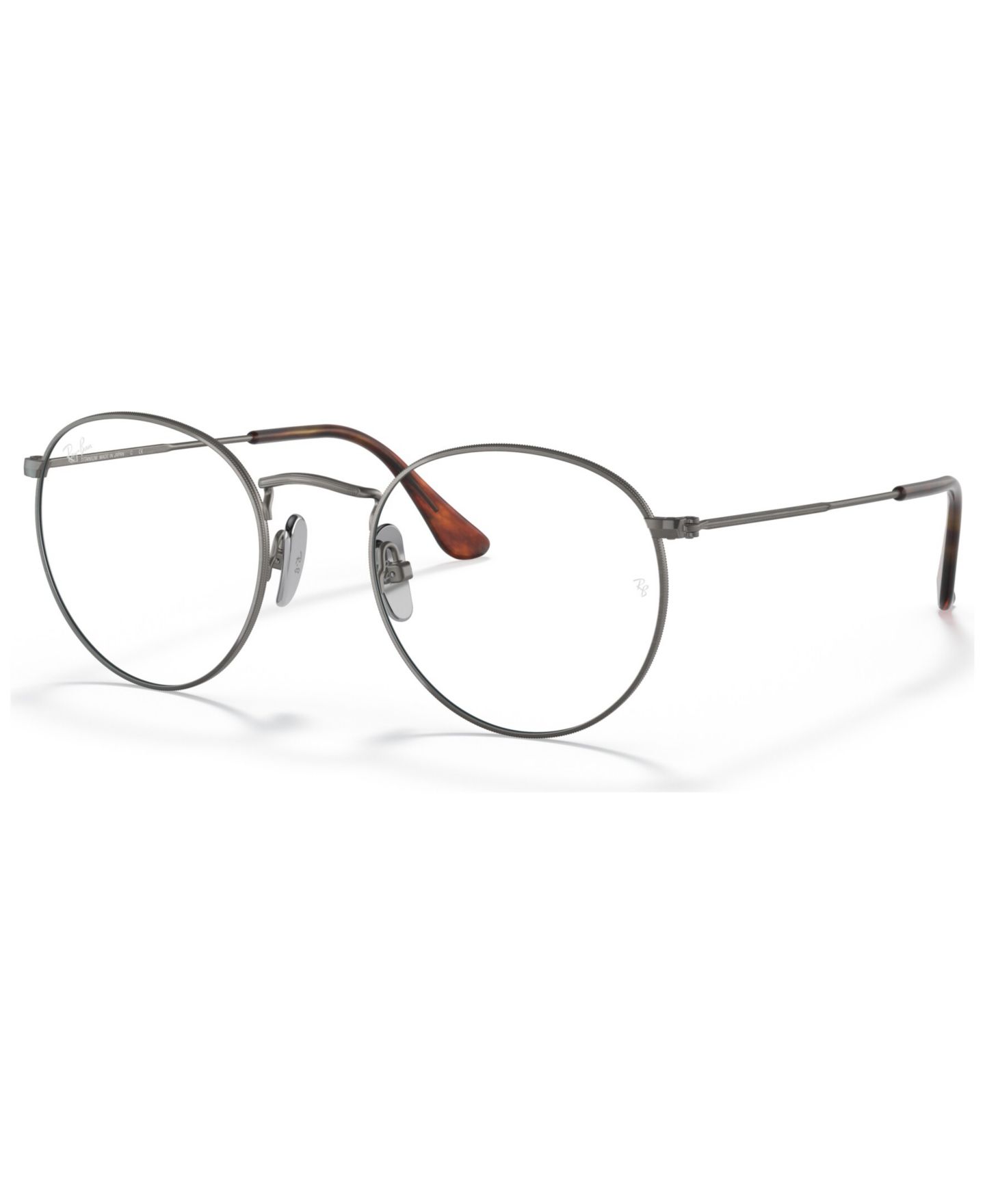 Очки Ray-Ban Unisex Square Titanium RB8247V Round Titanium Optics Eyeglasses, цвет: Состаренный золотой — фото 1