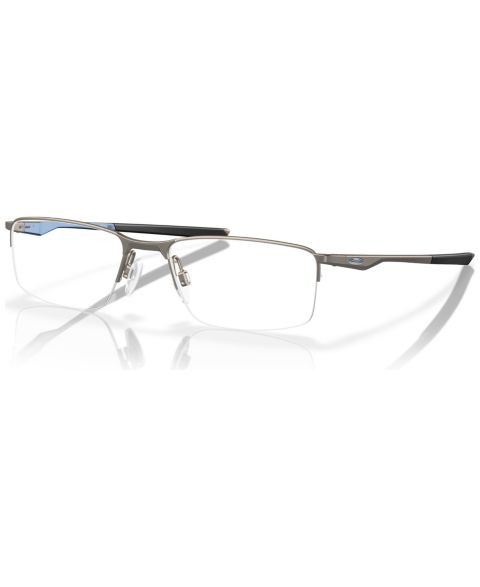 Мужские очки Celine Oakley Man Rectangle Metal OX3218 Socket 5.5 Eyeglasses, цвет: Графитовый