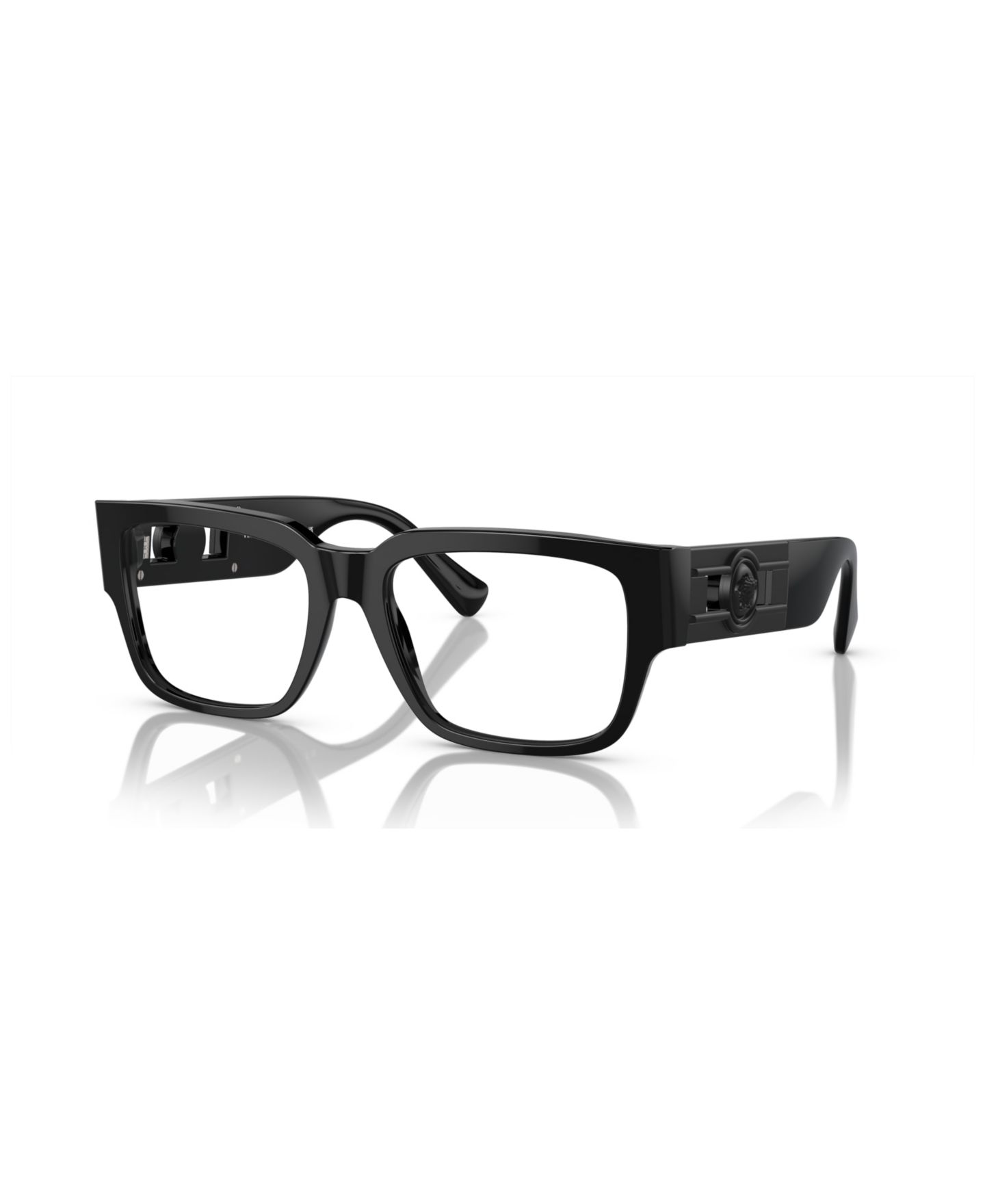 Мужские очки Versace Man Square Plastic VE3350 Eyeglasses, цвет: Чёрный — фото 1