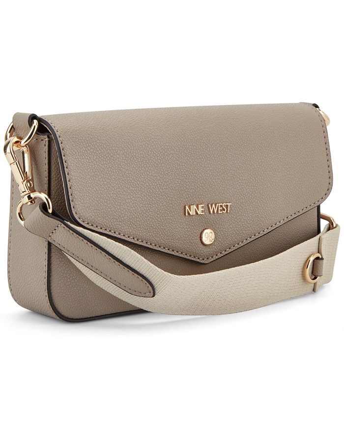 Nine West Peaches Small Crossbody Flap Bag and Card Case - Macy's