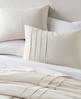 Porter Washed Pleated 3-Pc. Duvet Cover Set, Queen