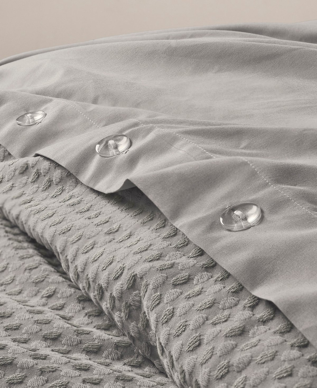 510 Design Mina Waffle Textured 3-Pc. Duvet Cover Set, King/California King