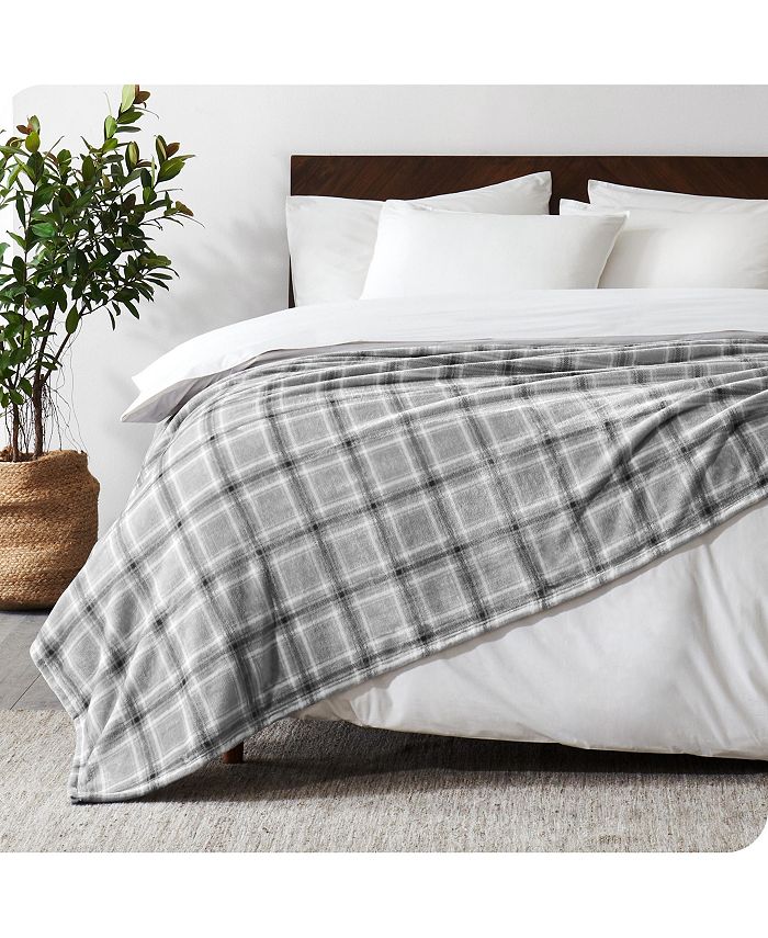 Bare Home Fleece Microplush Full/Queen Blanket Macy's