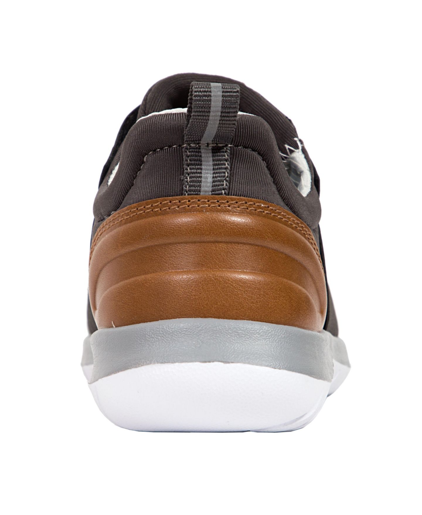 Кроссовки DEER STAGS Jack Junior Bungee Lace Dress Fashion Sneakers для мальчиков, цвет: Серый / Коричневый — фото 3