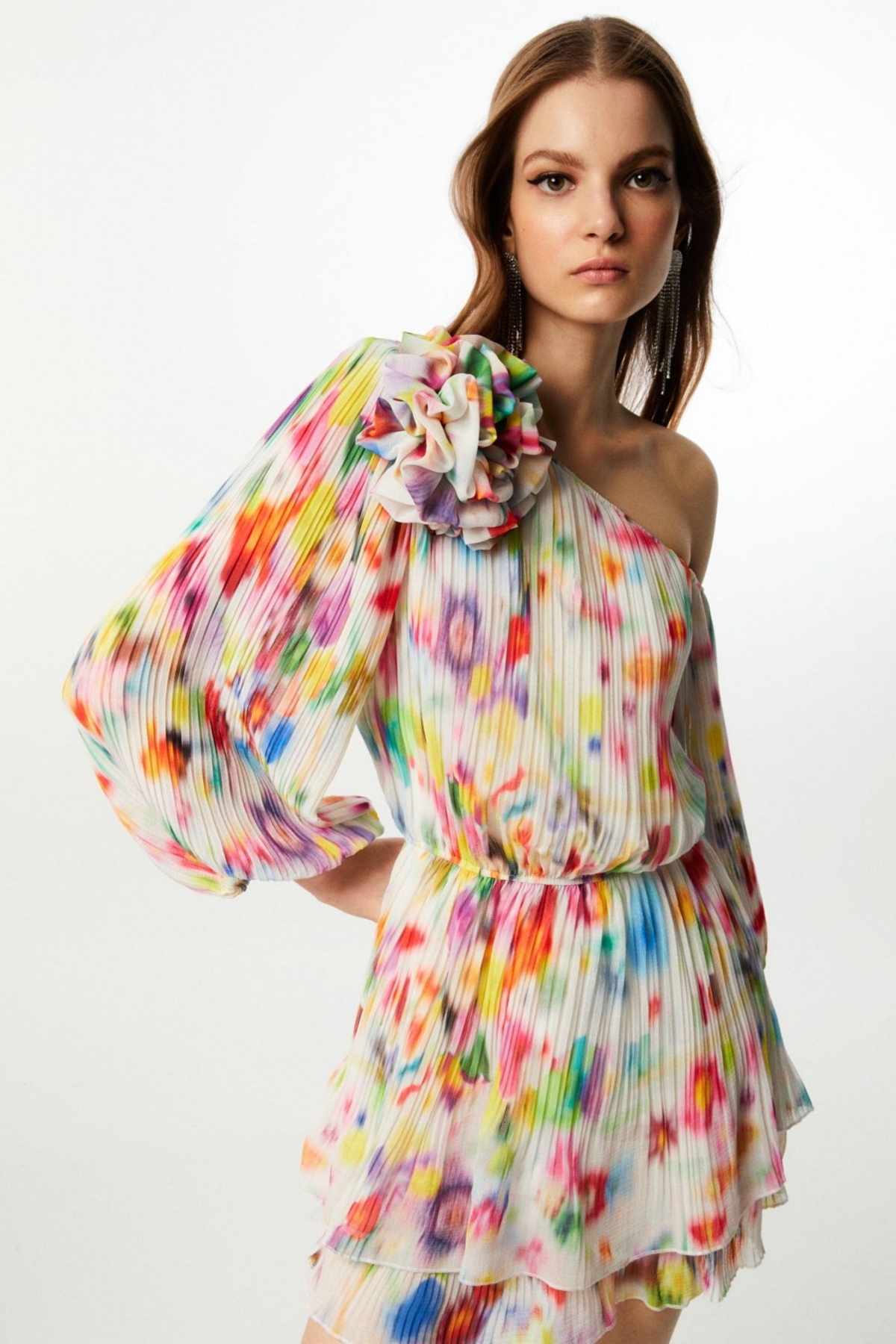 Women's Printed Flowy Dress