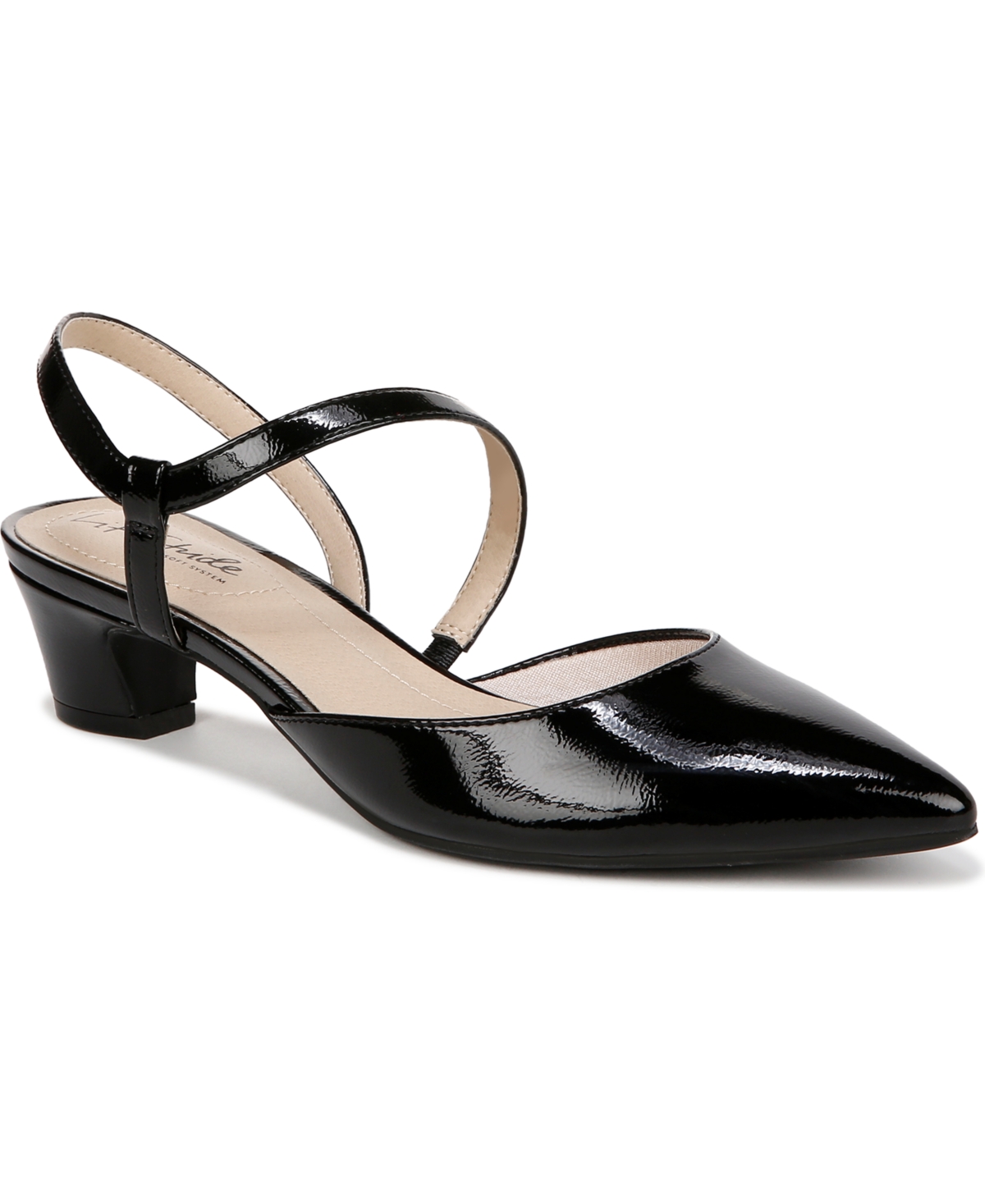 LIFESTRIDE WOMEN'S MINIMALIST SLINGBACK KITTEN HEEL PUMPS 