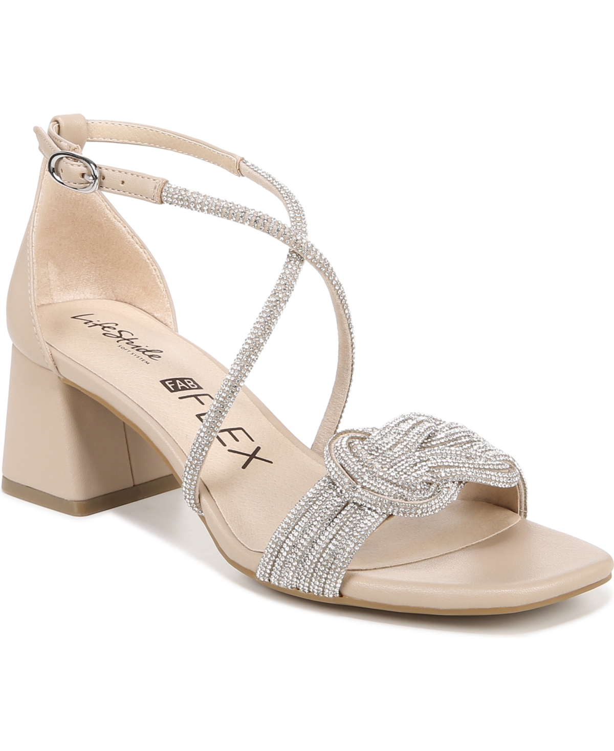 Captivate Strappy Sandals - Tender Taupe Beige Faux Leather