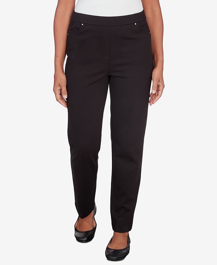 Alfred Dunner Women s World Traveler Comfort Ponte Short Length