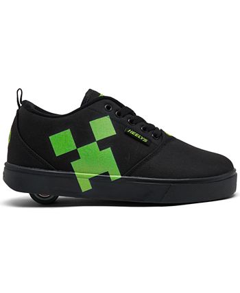Heelys Big Kids Minecraft Pro 20 Wheeled Skate Casual Sneakers