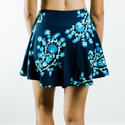 Women's Flowy Swim Skirt With Attached Shorts