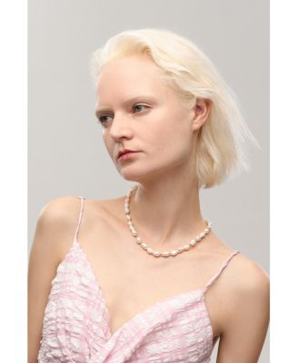 Mera Baroque Freshwater Pearl Beaded Necklace