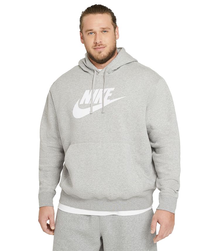 Nike Men's Sportswear Club Fleece Graphic Pullover Hoodie - Macy's