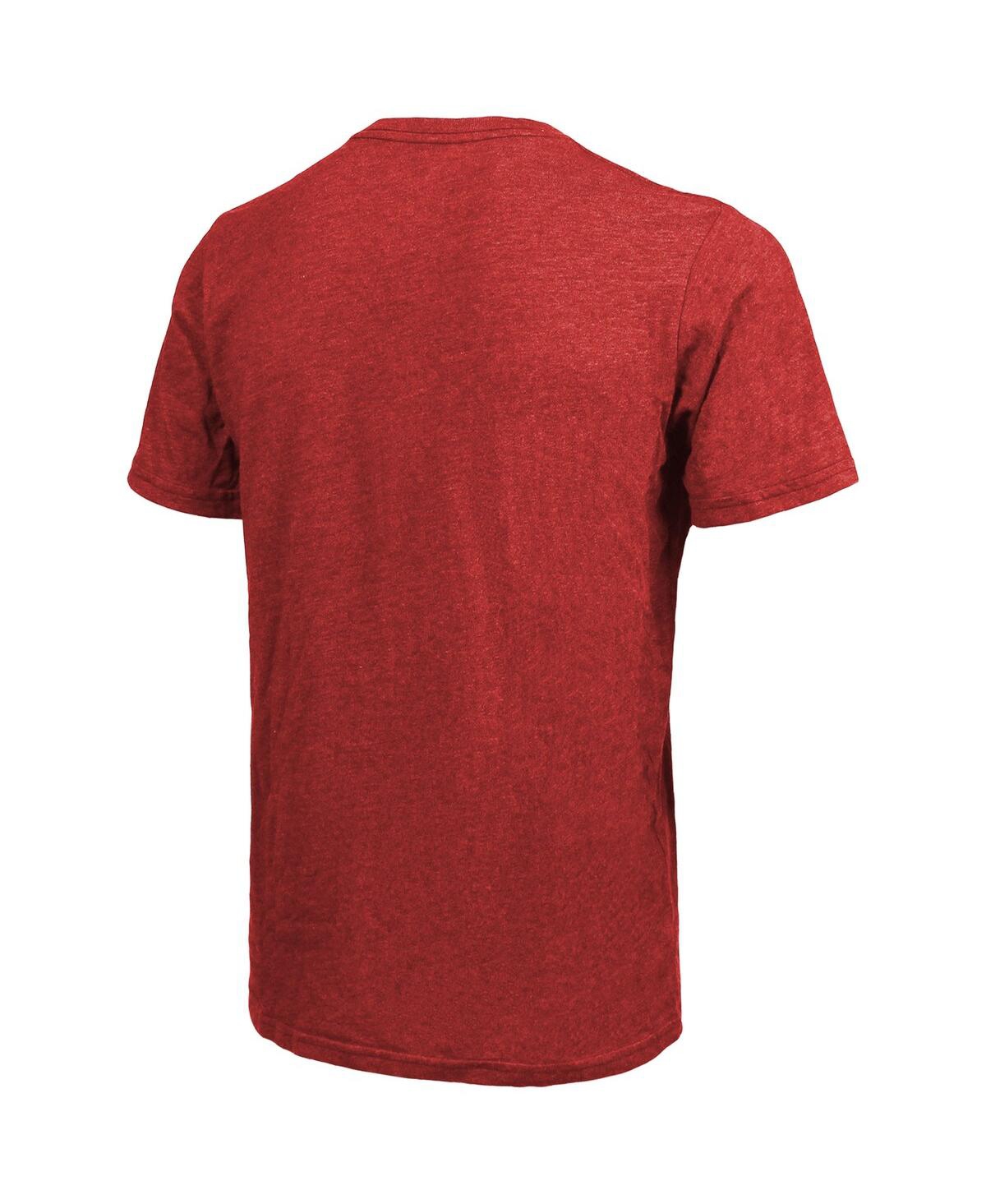 Men's Majestic ThreadsTexas Rangers 2023 World Series Champions Square Logo T-shirt - Red