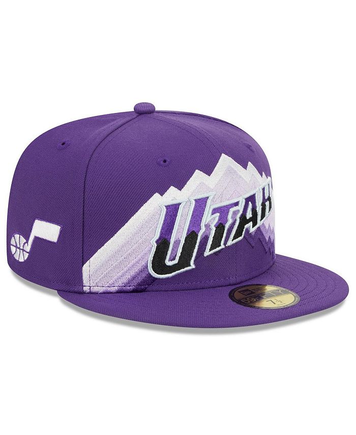 New Era Men's Purple Utah Jazz 2023/24 City Edition 59FIFTY Fitted Hat