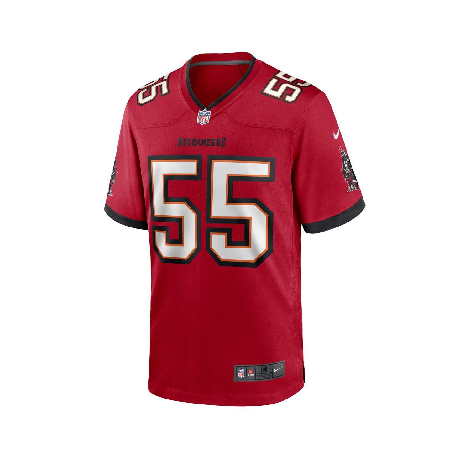 Men's Derrick Brooks Red Tampa Bay Buccaneers Retired Player Game Jersey