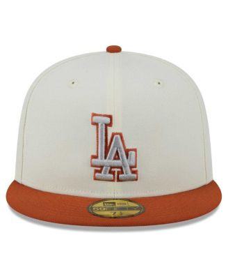 Men's Cream, Orange Los Angeles Dodgers 59FIFTY Fitted Hat