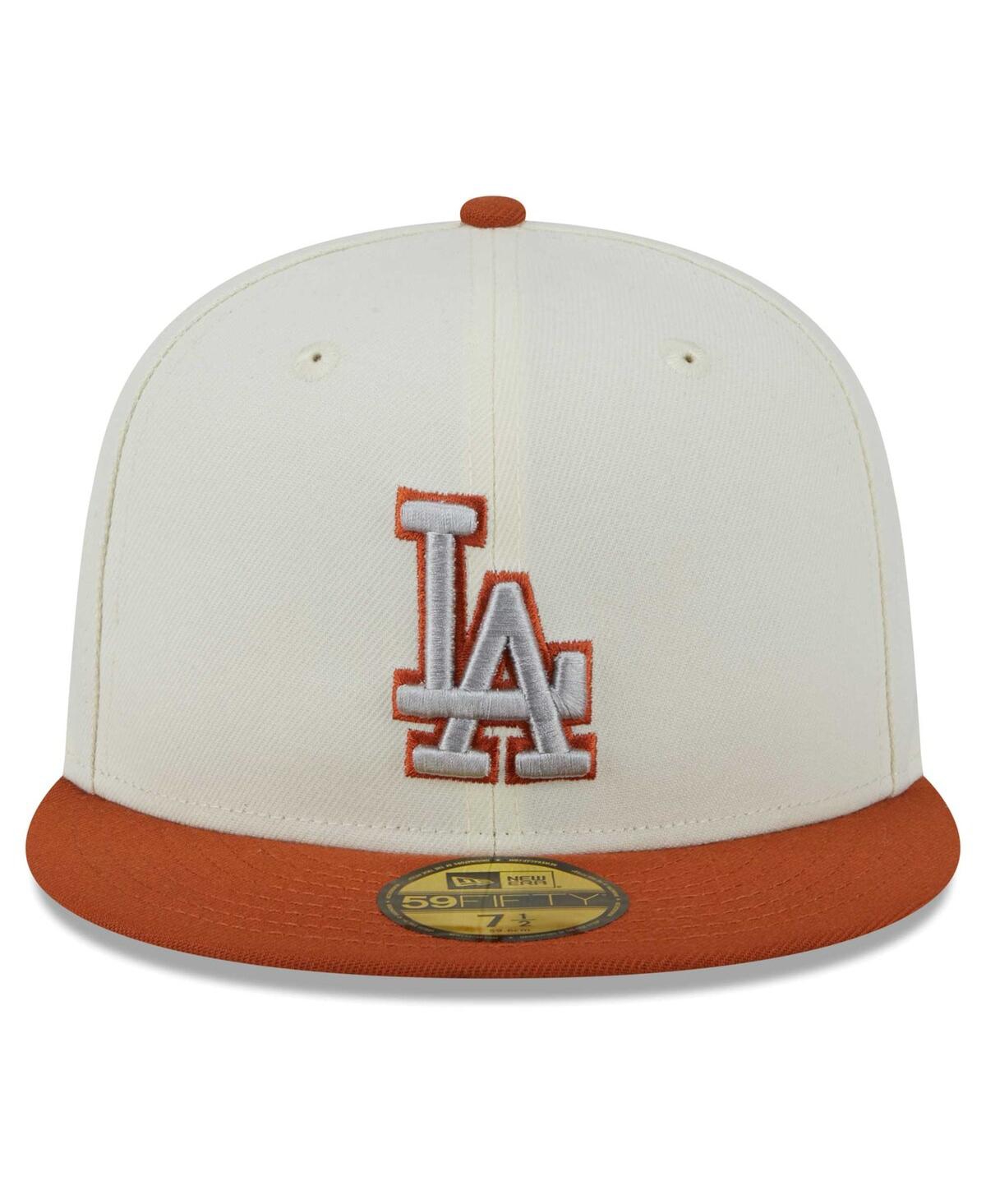 Men's New Era Orange Los Angeles Dodgers 59FIFTY Fitted Hat - Orange