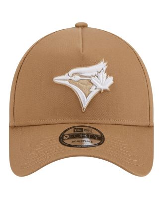 Men's Khaki Toronto Blue Jays A-Frame 9FORTY Adjustable Hat