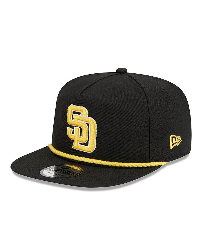 New Era Men's Black San Diego Padres Branch Golfer Snapback Hat - Macy's