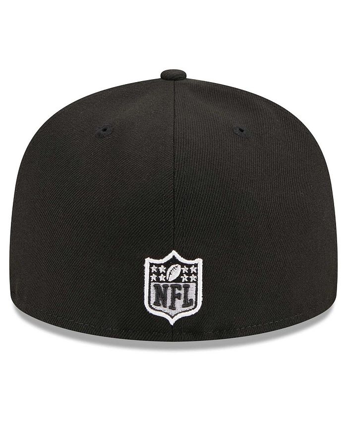 New Era Men's Black Kansas City Chiefs Main Patch 59FIFTY Fitted Hat ...