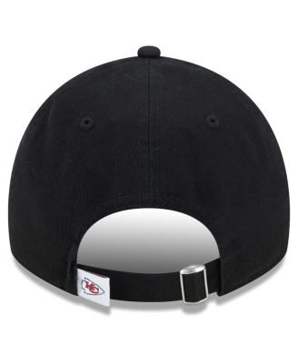 Women's Black Kansas City Chiefs Main Core Classic 2.0 9TWENTY Adjustable Hat