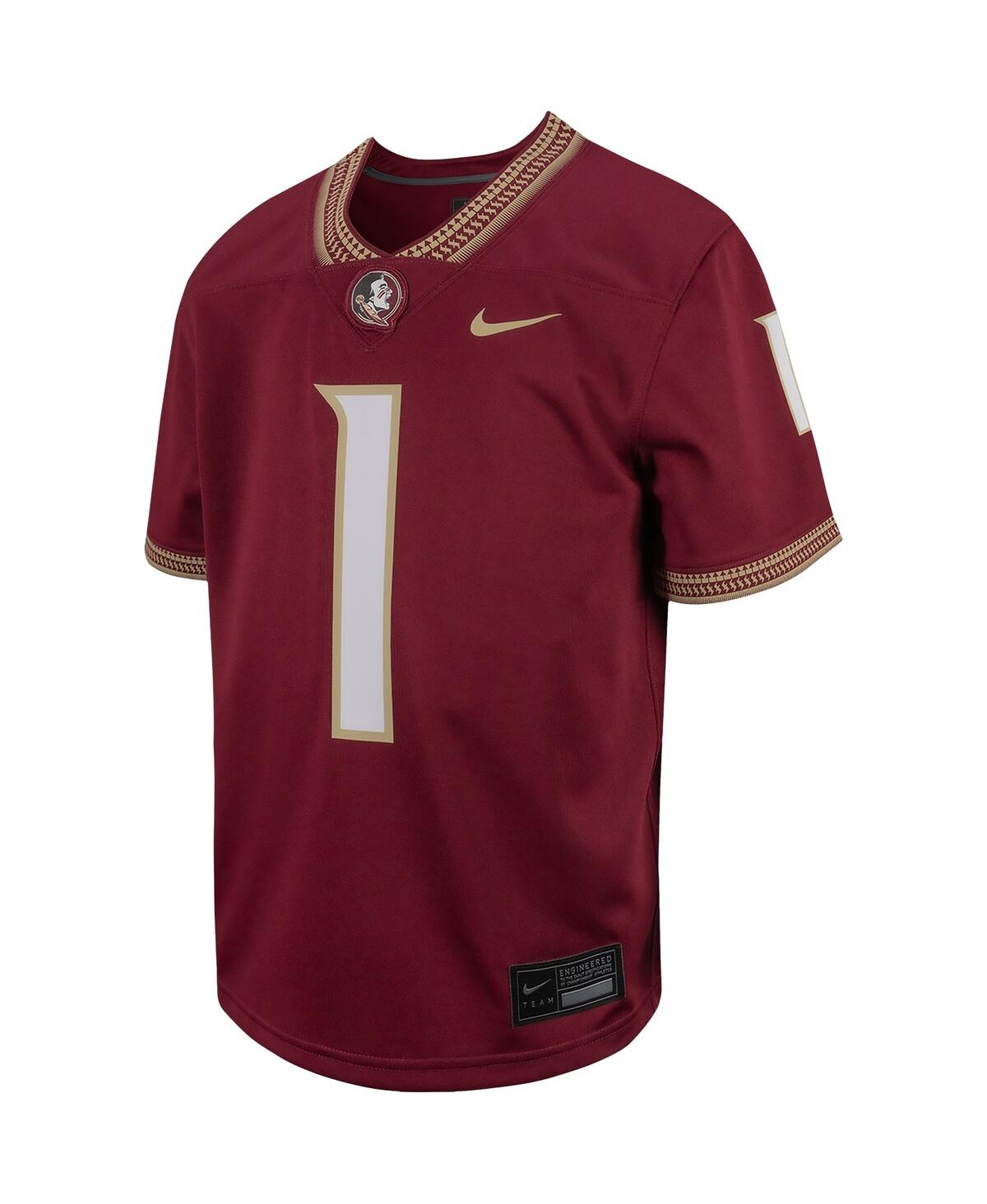 Big Boys Nike #1Florida State Seminoles Untouchable Replica Game Jersey - Garnet