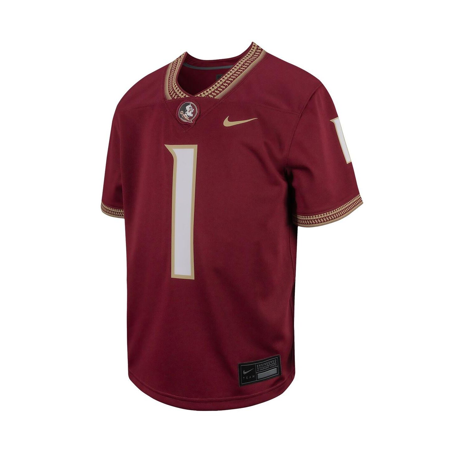 Big Boys #1 Garnet Florida State Seminoles Untouchable Replica Game Jersey