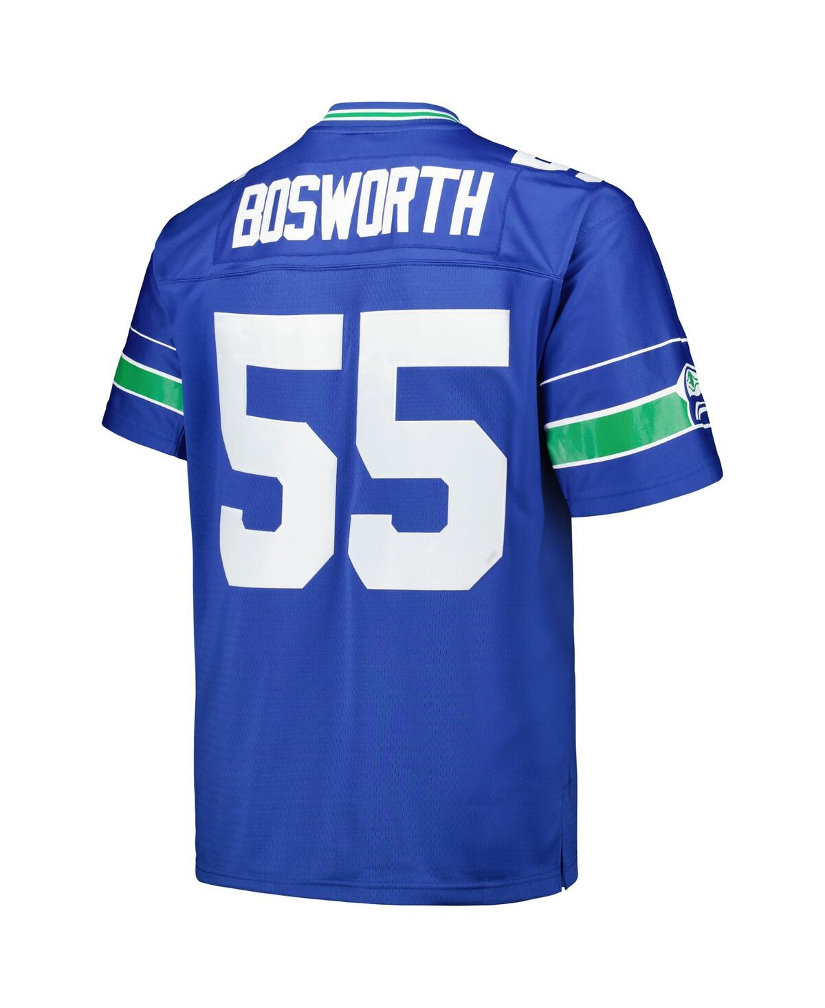 Men's Mitchell & Ness Brian BosworthSeattle Seahawks Big & Tall 1987 Legacy Retired Player Jersey - Royal
