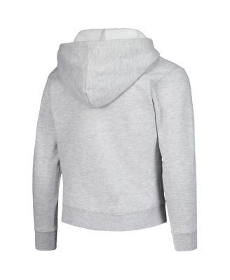 Big Boys Heather Gray Nebraska Huskers Full-Zip Hoodie