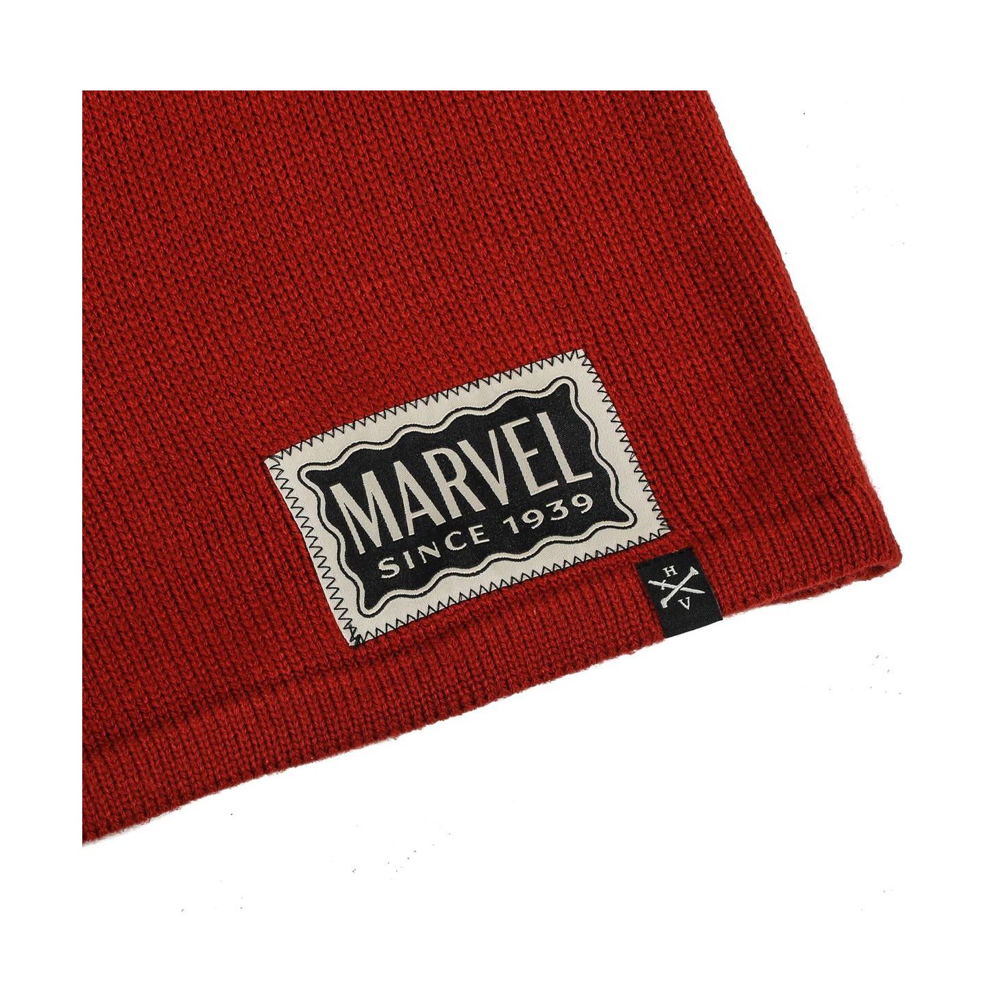 Мужской свитер Marvel Red Graphic Varsity — фото 2