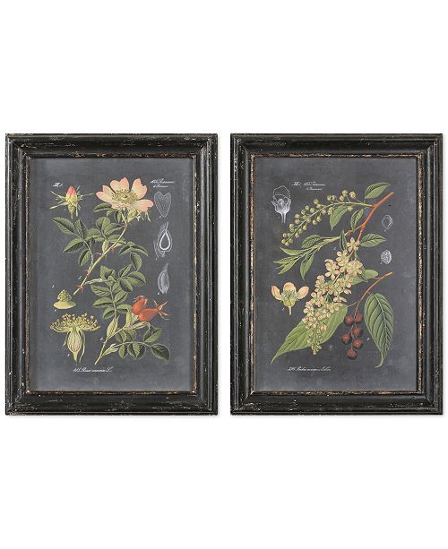 Uttermost Wall Art, Midnight Botanicals & Reviews Wall Art Macy's