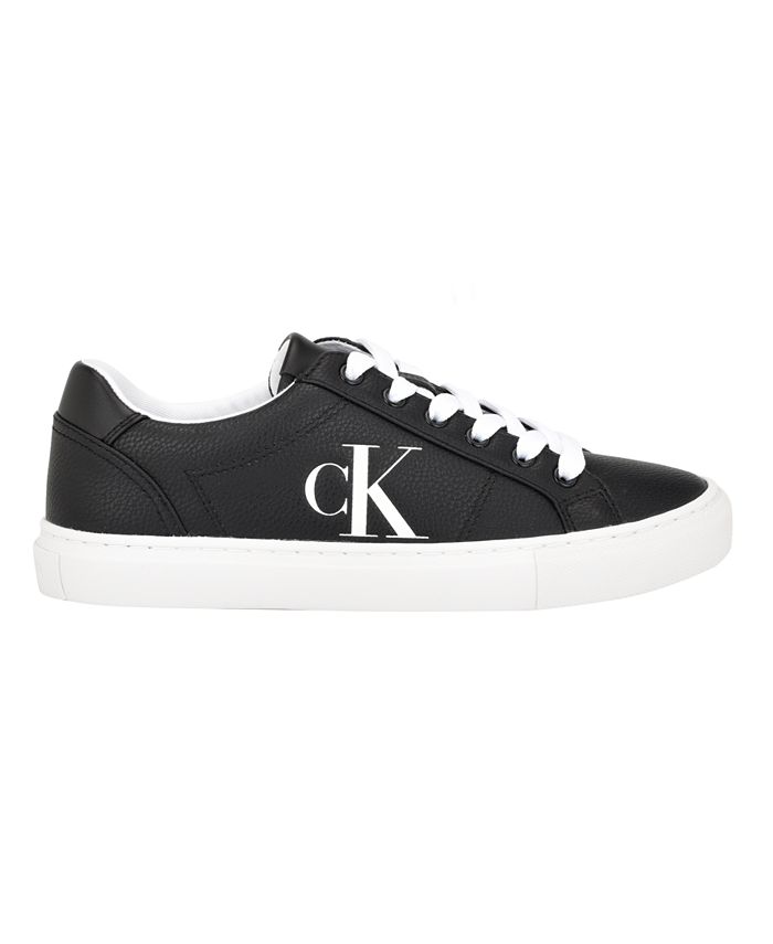 Calvin Klein Women's Celbi Lace-Up Round Toe Casual Sneakers - Macy's