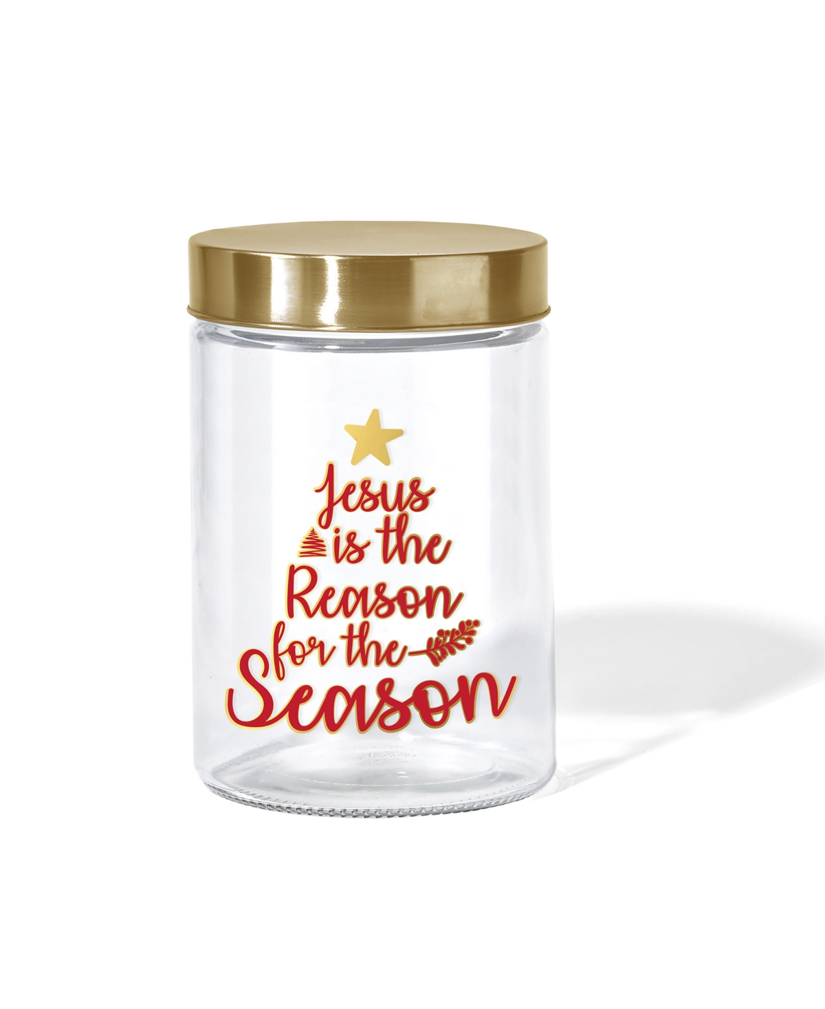 Shop Style Setter "jesus Is The Reason For The Season" Glass Jar, 44 oz In Clear