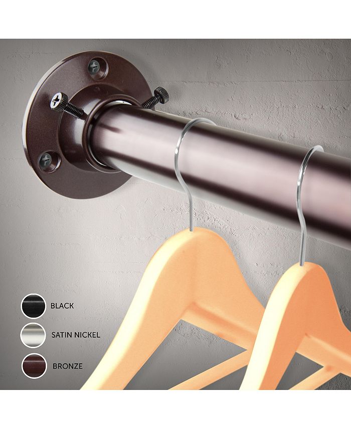 Rod Desyne 1" Adjustable 2848" Room Divider Rod and Socket Set Macy's
