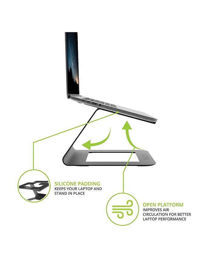 Kanto LE1 Ergonomic Universal Laptop Riser Stand for 11" 16" Laptops