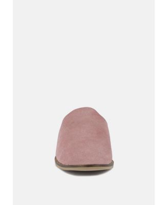 LIA Womens Handcrafted Canvas Mules