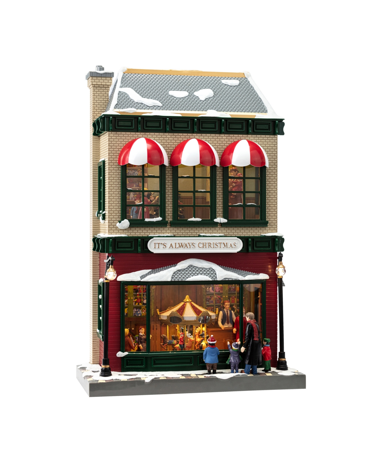 Mr. Christmas 21.5" Animated Musical Vintage-like Department Store In Multi