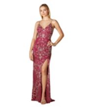 Macy's pink prom dress cheap
