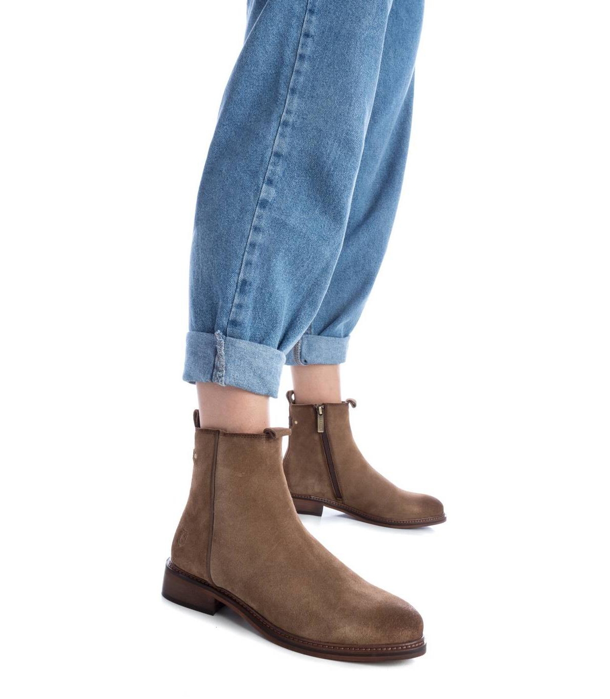 Women's Suede Booties Carmela Collection By Xti