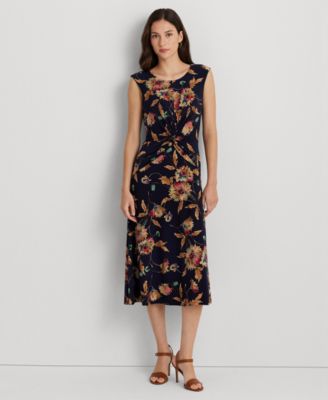 Lauren Ralph Lauren Women's Floral Twist-Front Stretch