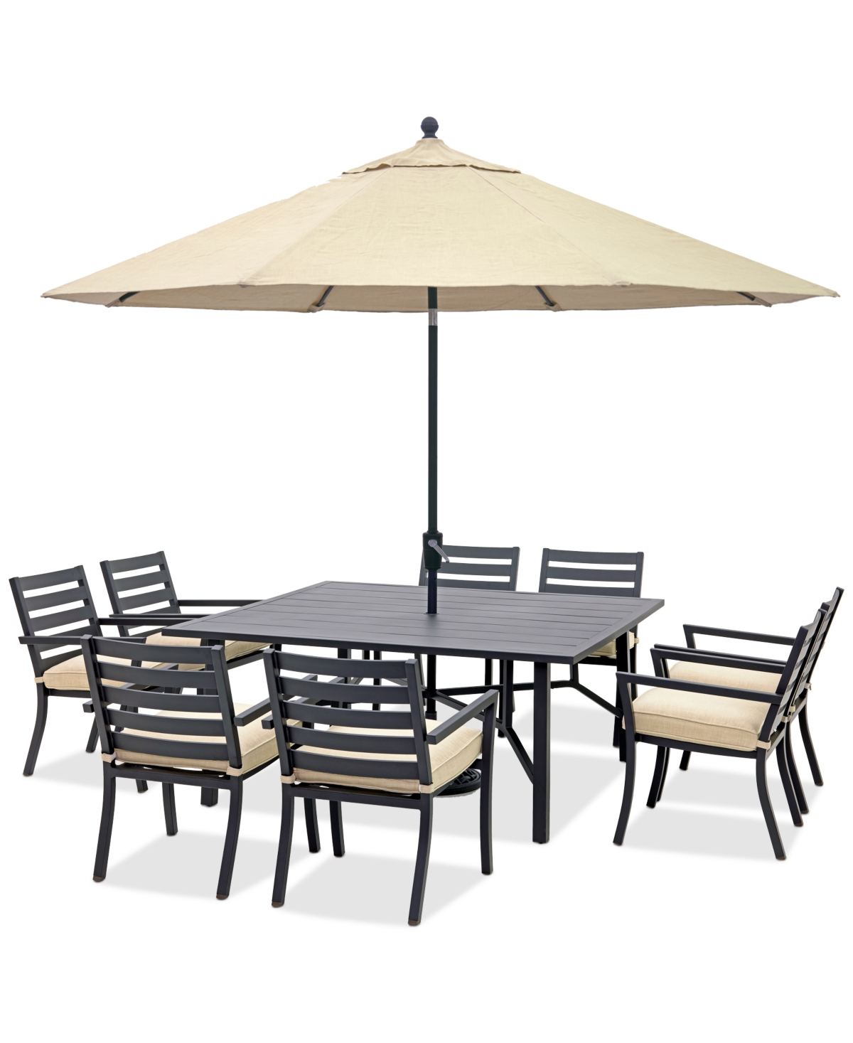 Astaire Outdoor 9-pc Dining Set (64