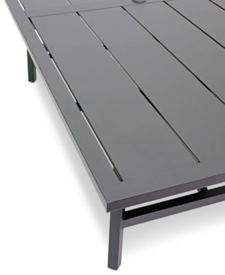 Astaire 84" x 42" Rectangle Outdoor Slat Top Dining Table, Created for Macy's