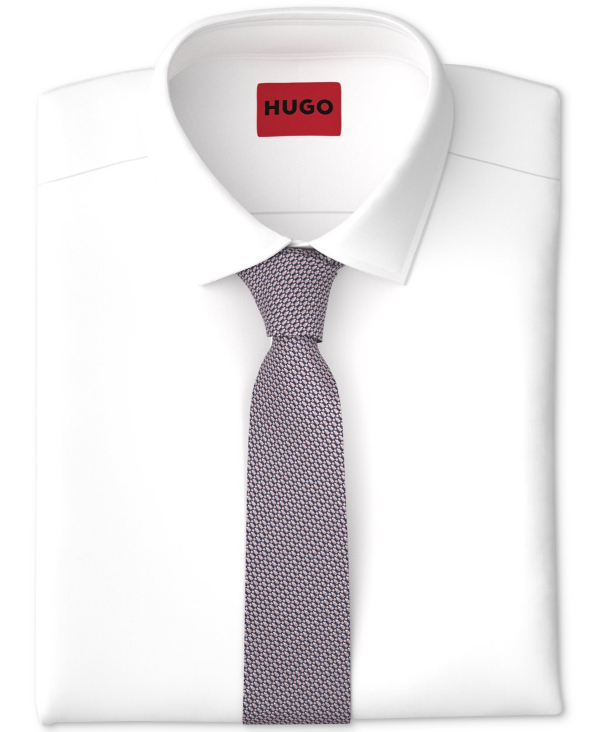 Hugo By  Boss Men's Skinny Silk Jacquard Tie In Light,pastel Purple