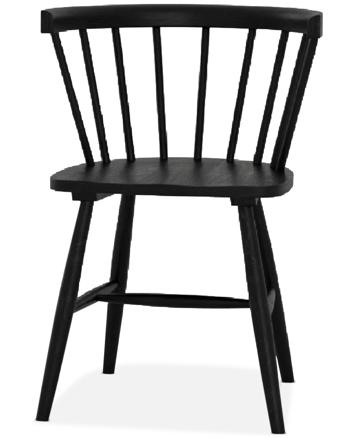 Eq3 Bernia Windsor Dining Chair In Black