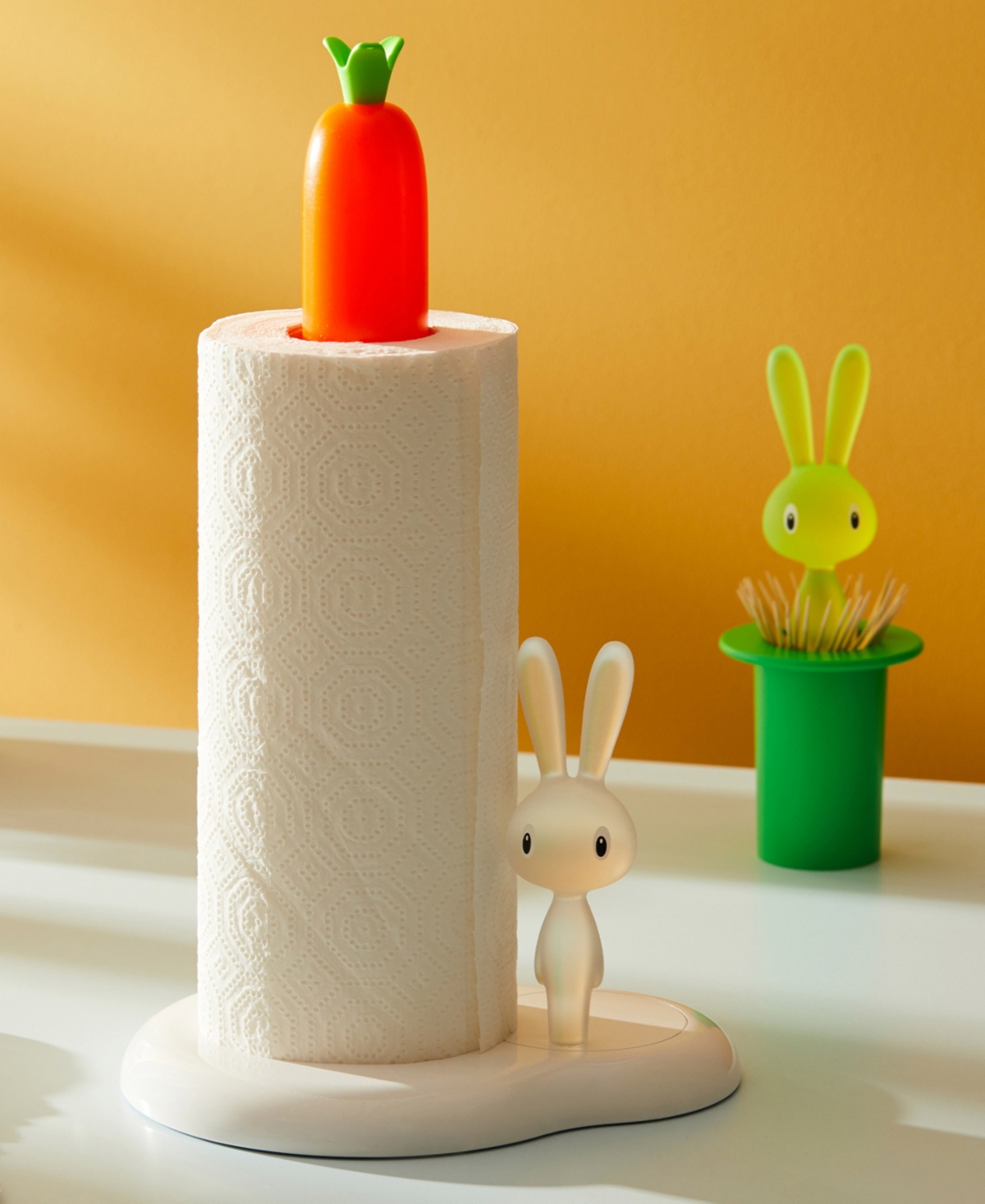 Alessi Bunny Carrot Paper Towel Holder- Dnu