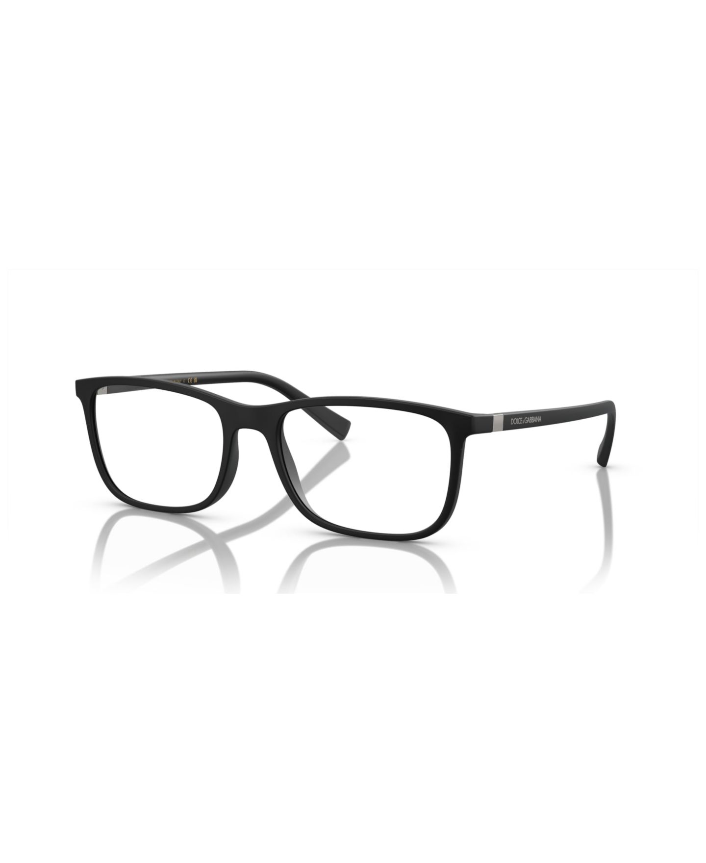 Мужские очки Dolce&Gabbana Man Pillow Plastic DG5027 Eyeglasses, цвет: Матовый чёрный — фото 1