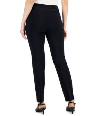 Petite Studded-Rivet Straight-Leg Pants, Petite & Petite Short, Created for Macy's