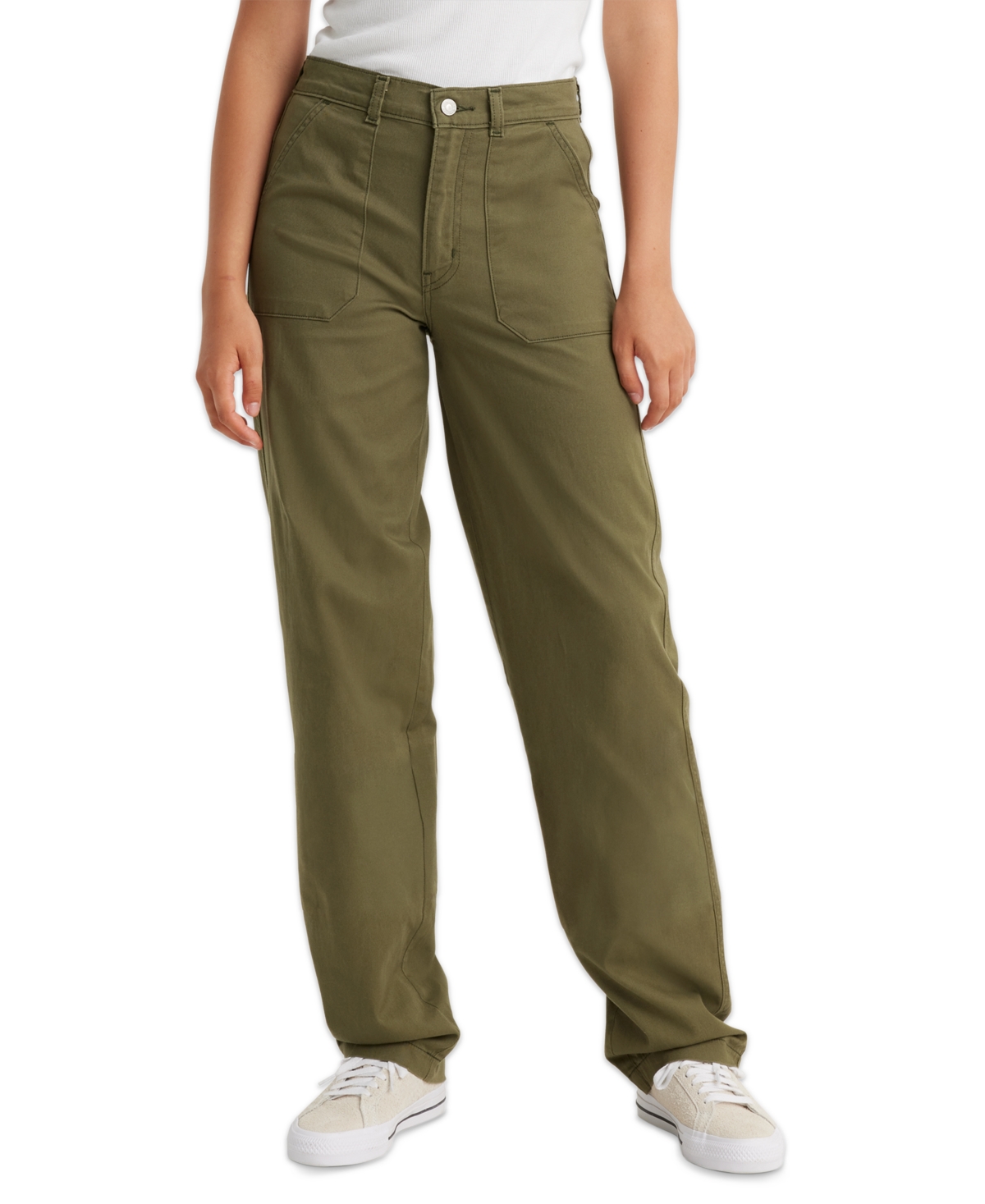 Levi's Women's Utility Pants In Olive Night